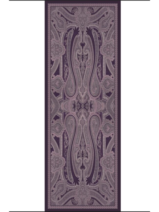 Rüya Tınısı Desen Şal 469-018 - V-15 - Eflatun