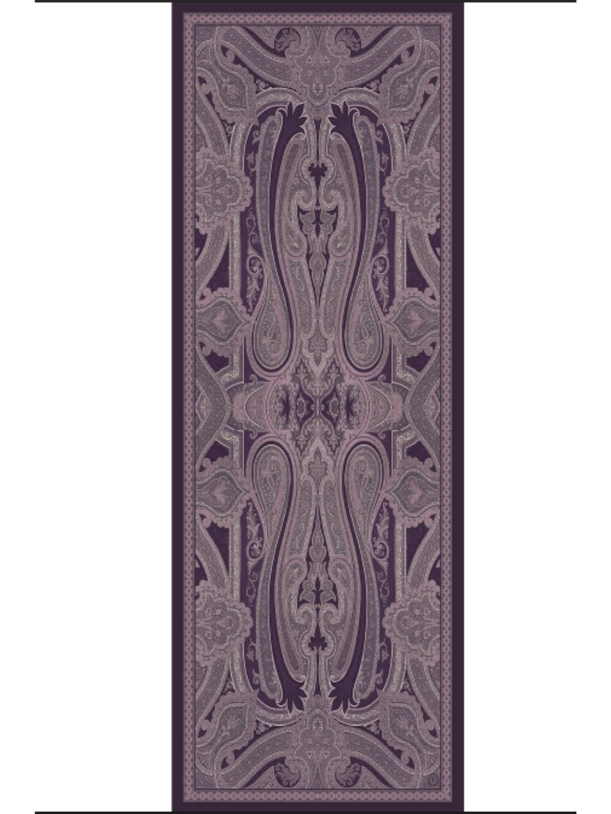 Rüya Tınısı Desen Şal  469-018 - V-15 - Eflatun