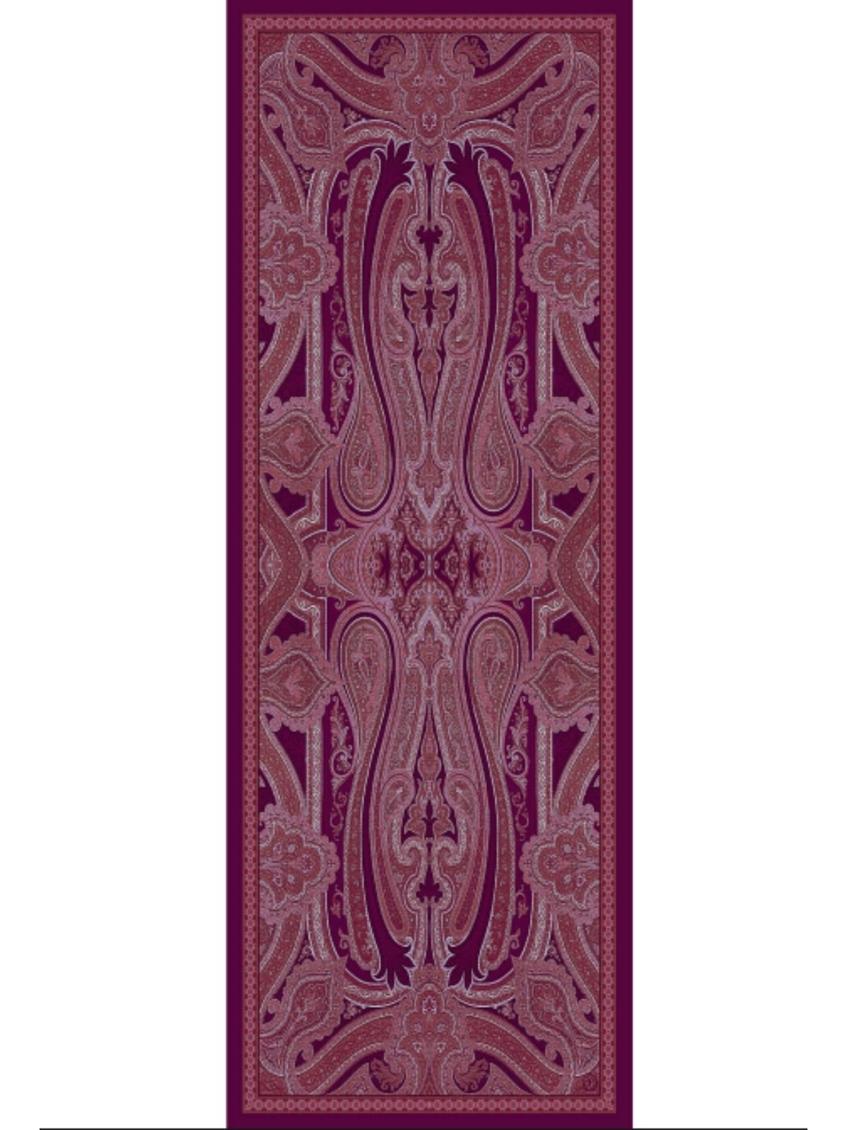 Rüya Tınısı Desen Şal  469-018 - V-19 - Mercan