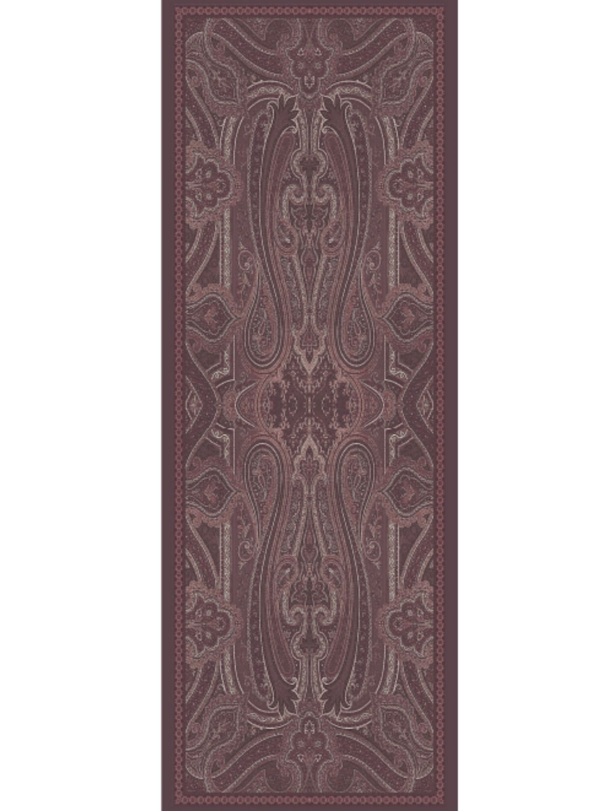 Rüya Tınısı Desen Şal  469-018 - V-20 - Mürdüm