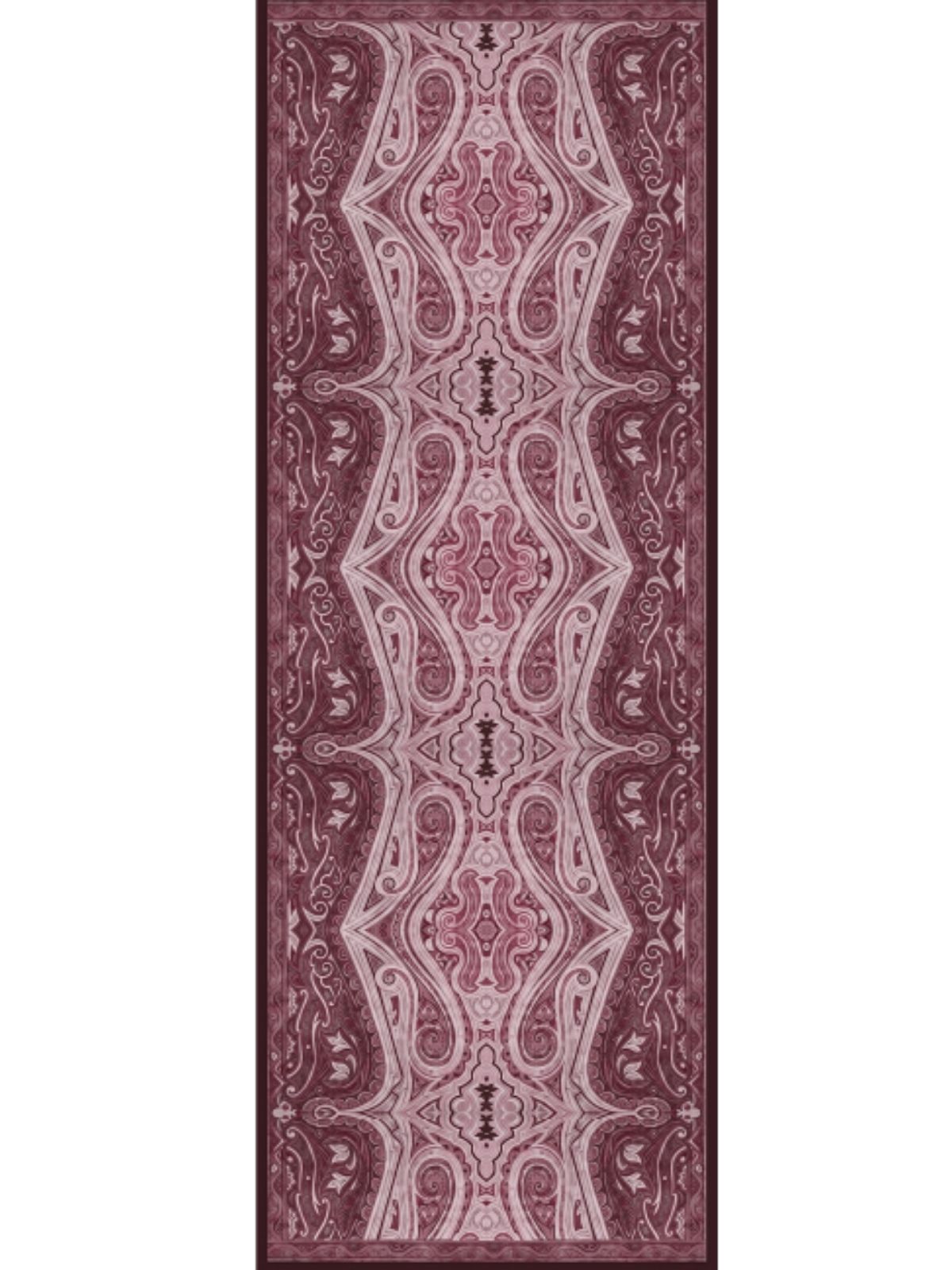 Mirşah Desen Şal  469-021 - V-3 - Vişne Çürüğü - Görsel 5