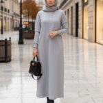 Daniela Trend Elbise ELB100452  – Gri