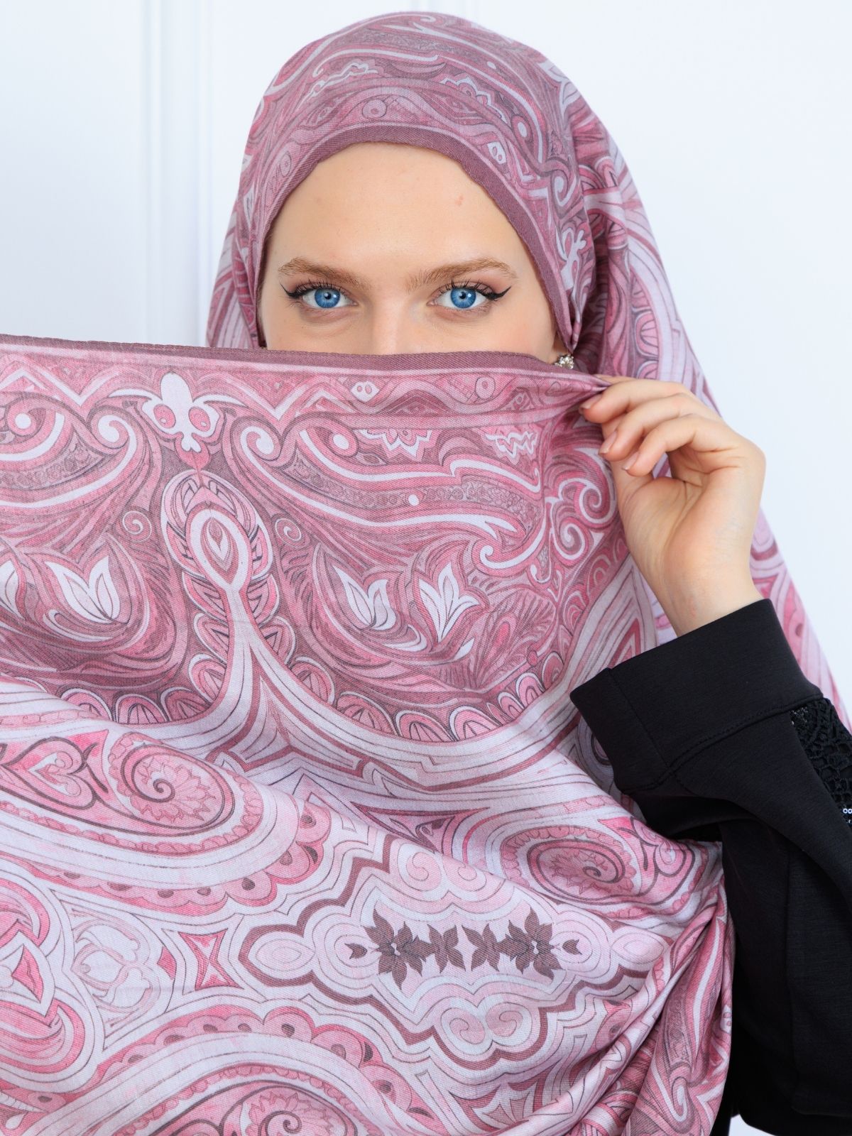 Mirşah Desen Şal  469-021 - V-7 - Lavanta - Görsel 2