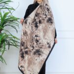 Zemheri Desen Şal  469-023 - V-1 -  Dumanlı Siyah