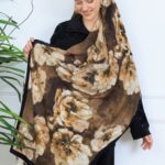 Zemheri Desen Şal  469-023 - V-13 -  Kahve