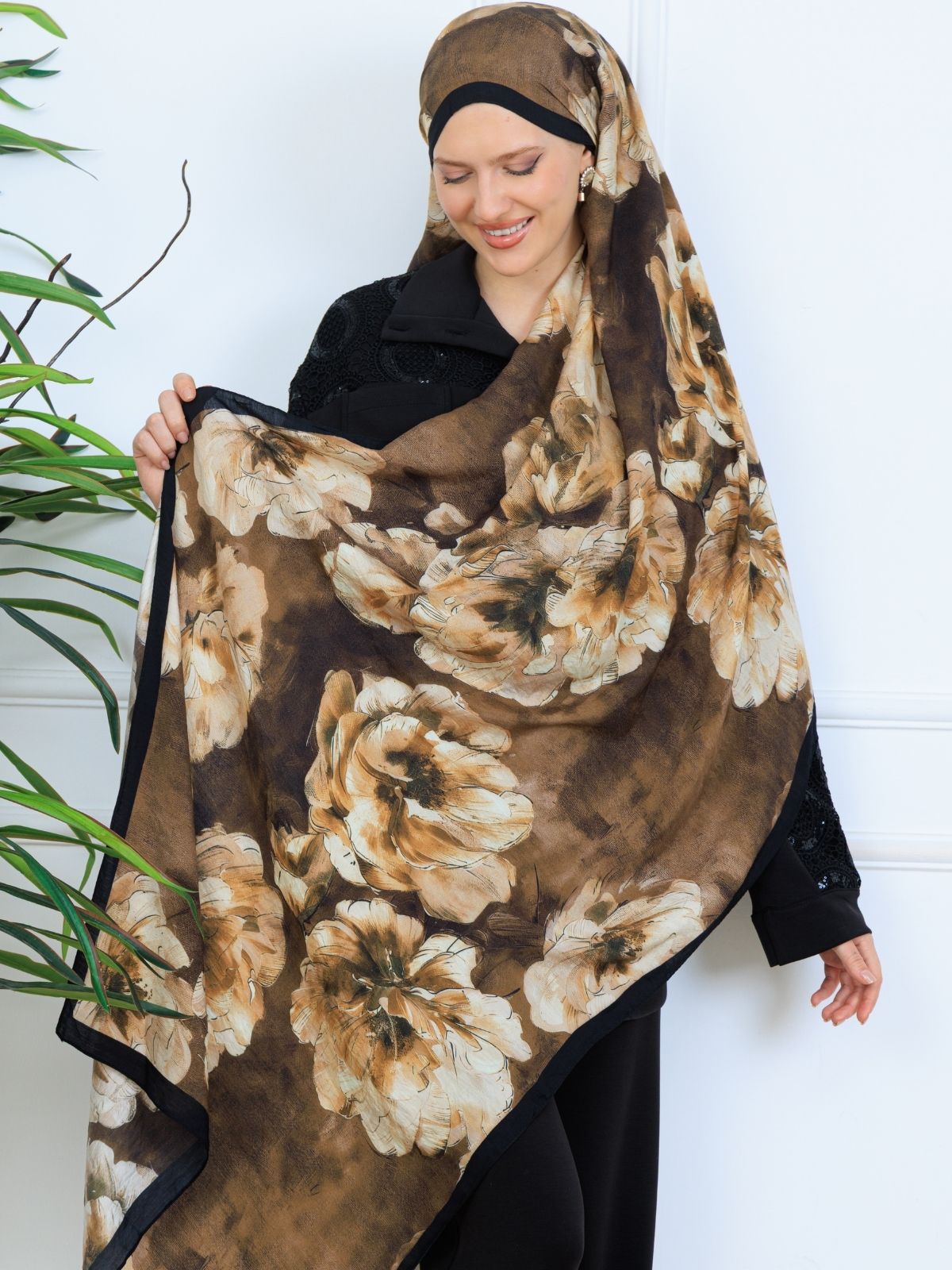 Zemheri Desen Şal 469-023 - V-13 - Kahve