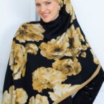 Zemheri Desen Şal  469-023 - V-18 -  Lime Yeşil