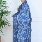 Mirşah Desen Şal  469-021 - V-1 - Okyanus Mavi