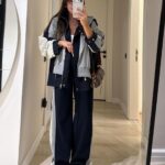 Massimo Kapüşonlu Garnili Takım - Lacivert-Gri