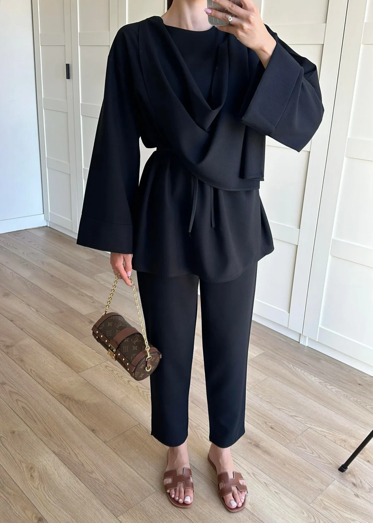 Pelerin İkili Takım TK100350 - Siyah