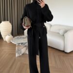 Dlvn Triko İkili Takım - Siyah