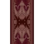 Kiraz Buta Desen Yün İpek Şal