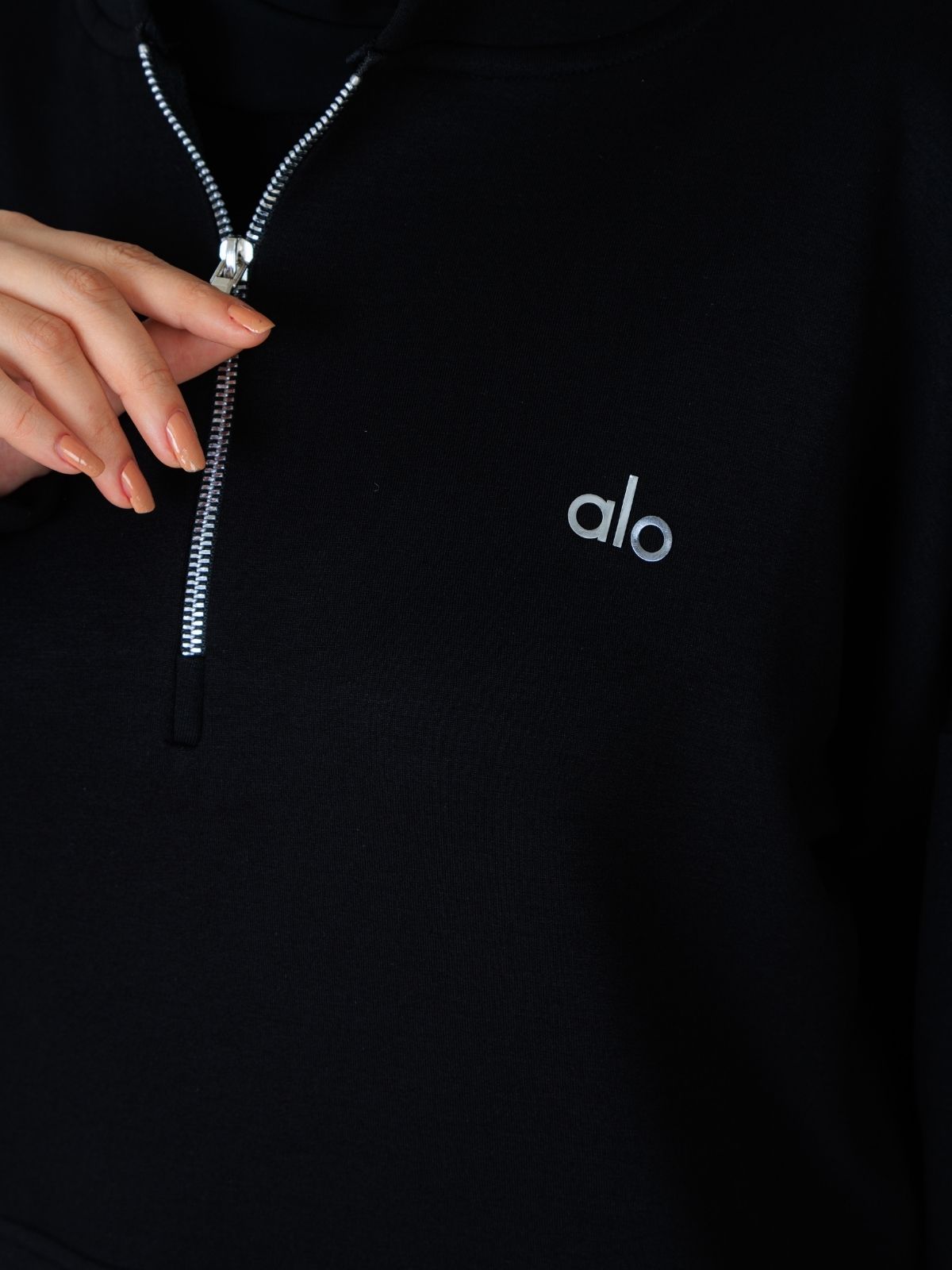 Alo Oysho Kumaş İçlikli İkil Takım - Siyah - Görsel 2