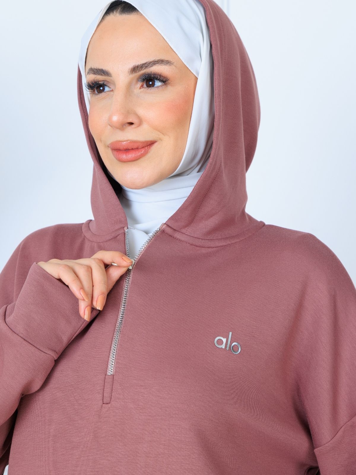 Alo Oysho Kumaş İçlikli İkil Takım - Gül Kurusu - Görsel 5