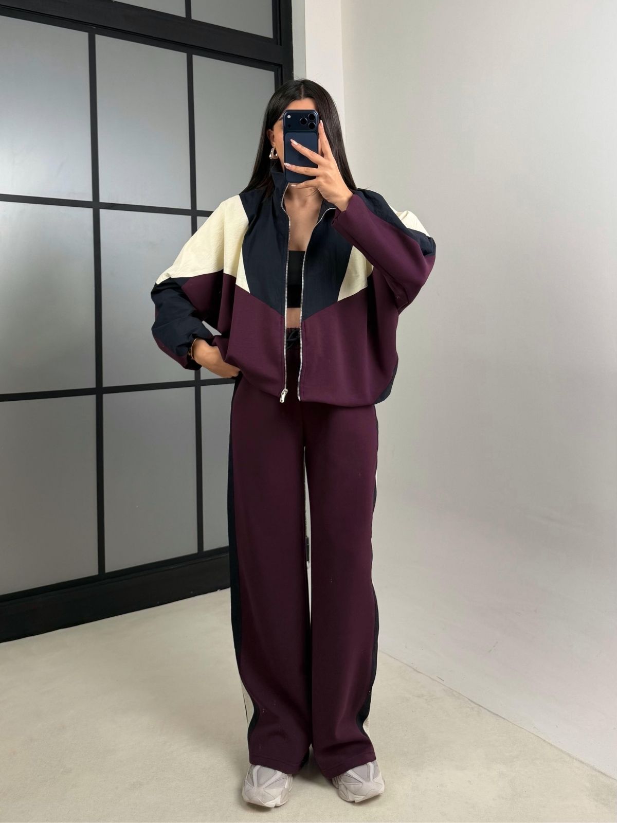 stvarius 3 Renkli Paraşüt İkili Takım - Bordo