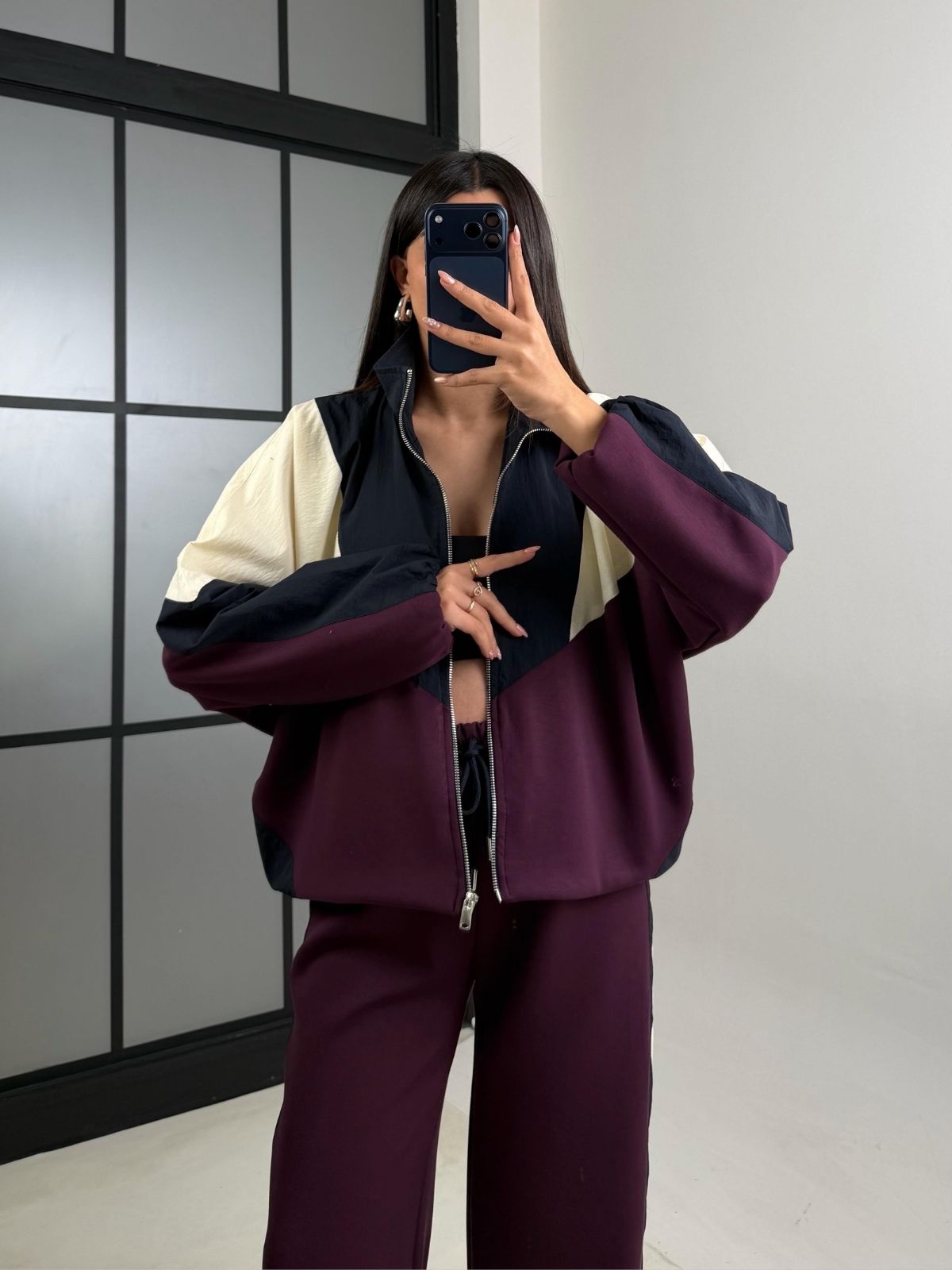 stvarius 3 Renkli Paraşüt İkili Takım - Bordo - Görsel 3