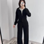 Relax Fit Kadın İkili Takım - Siyah