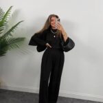 Urban Ease Kadın Oversize İkili Takım  - Siyah