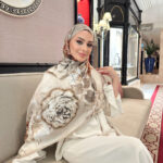 Flora Vual İpek Şal 10100 - Vizon