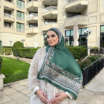 Çini Rüyası Vual İpek Şal 10101 - Zümrüt