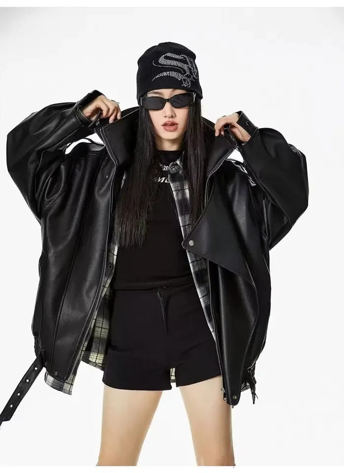 Ysl Deri Ceket CKT1002199 - Siyah