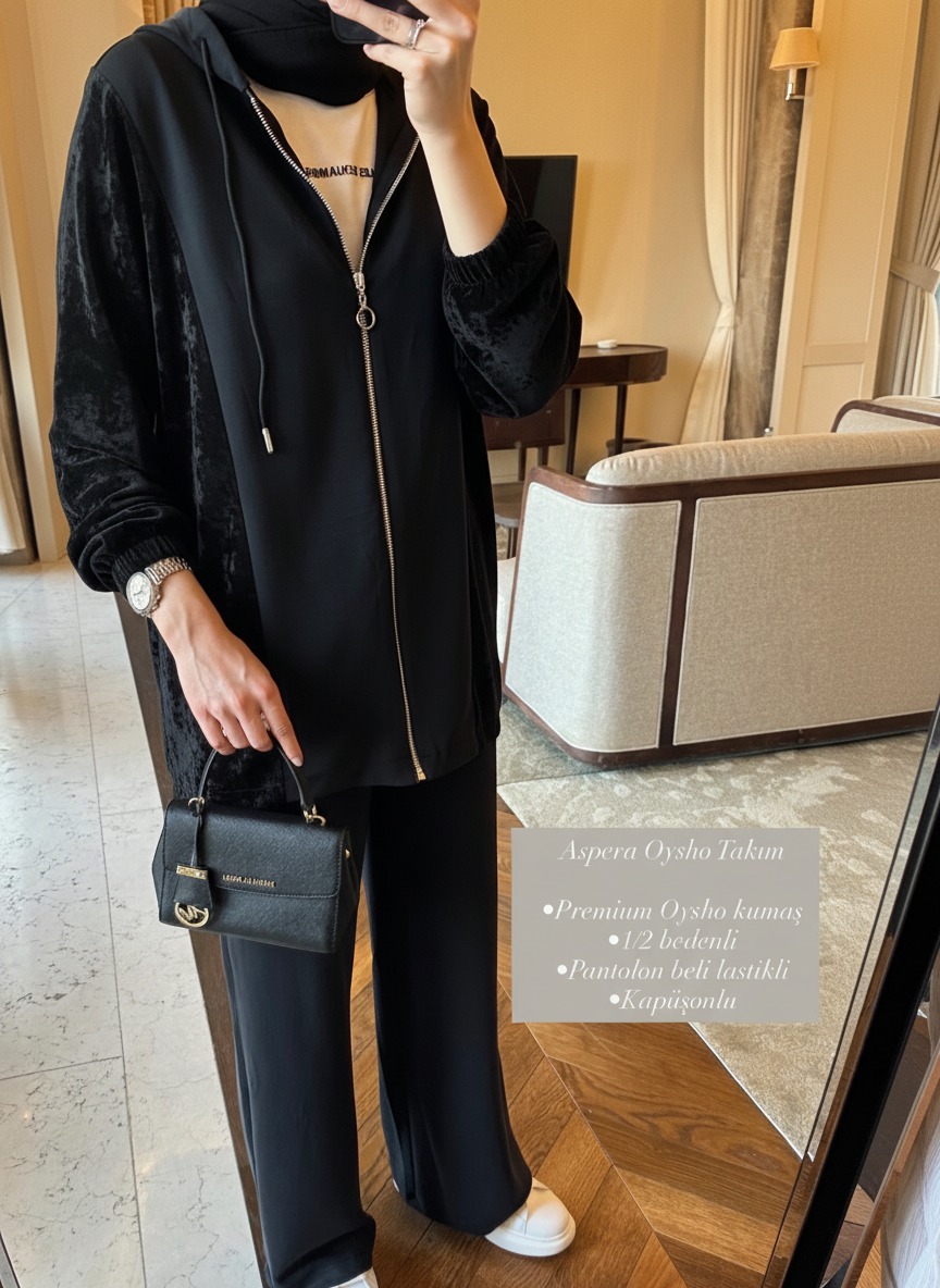 Alo Vintage İkili Takım - Siyah