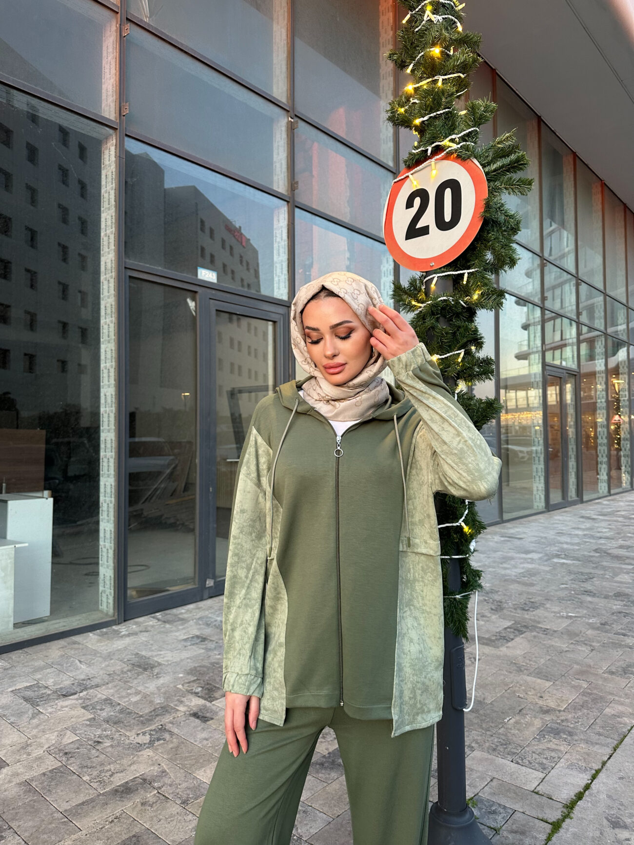 Alo Vintage İkili Takım - Haki - Görsel 6