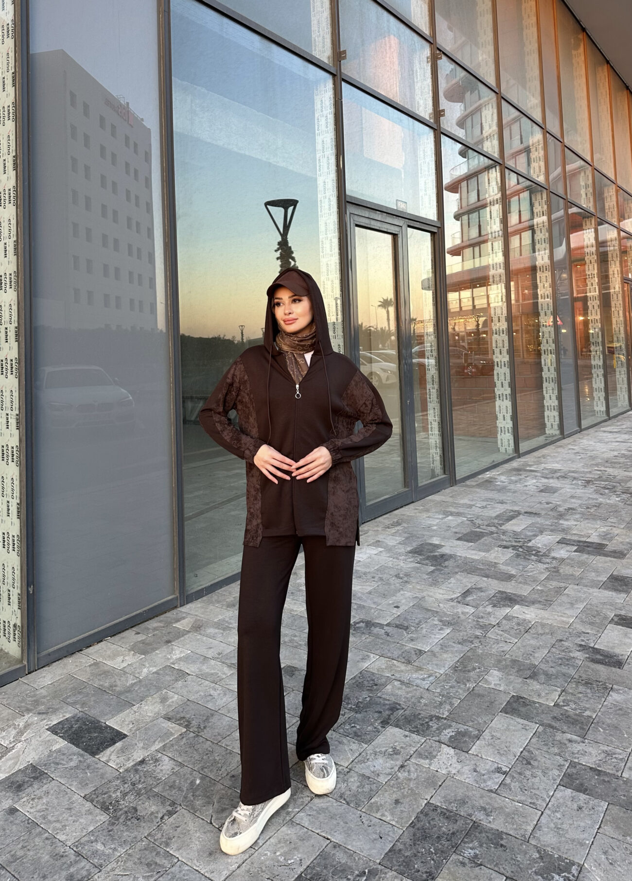 Alo Vintage İkili Takım - Kahve - Görsel 2