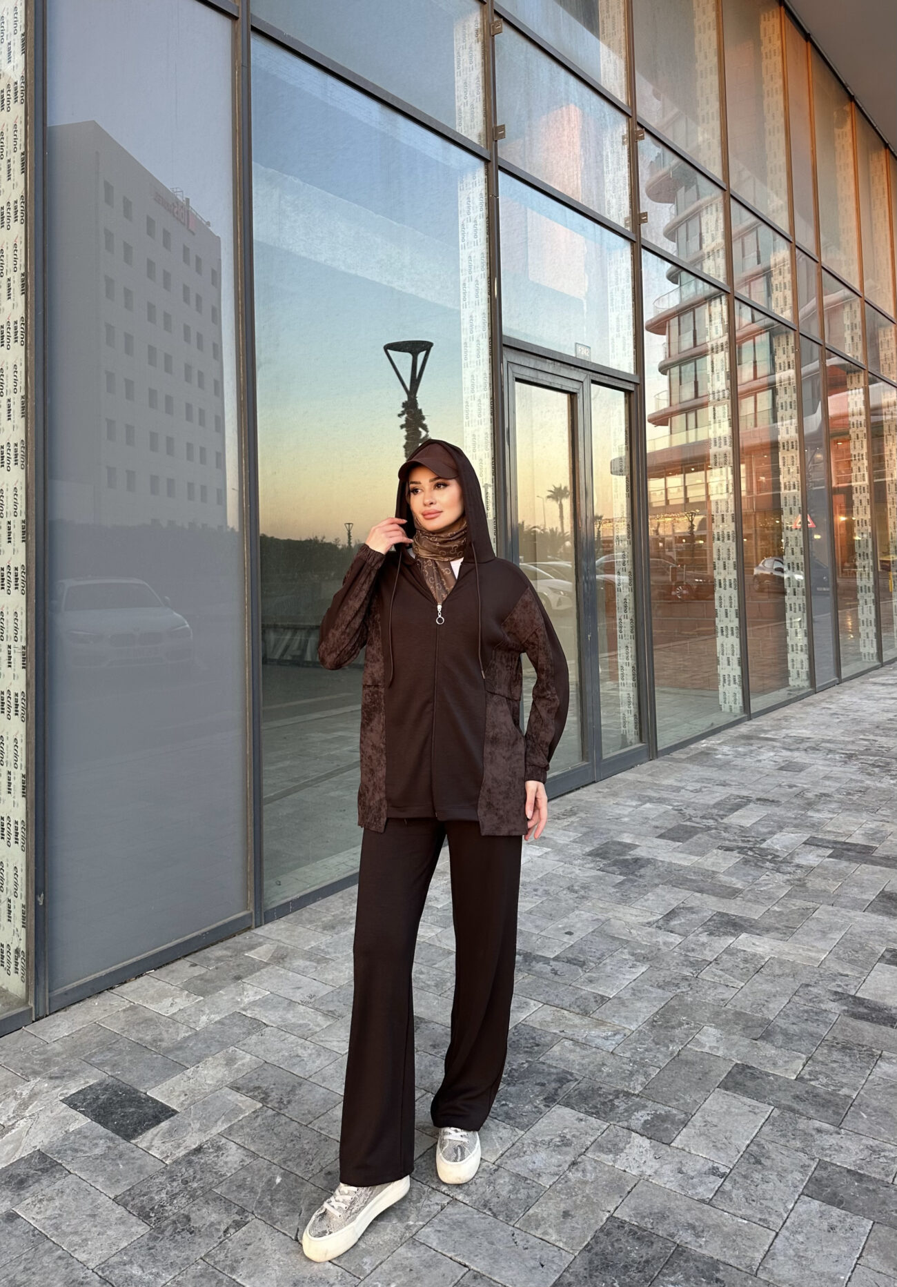 Alo Vintage İkili Takım - Kahve - Görsel 5