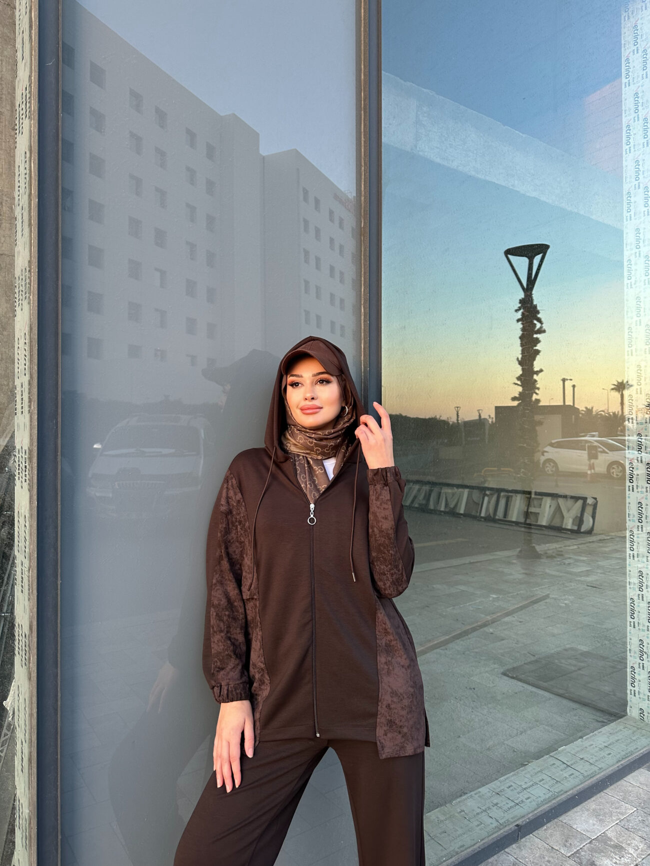 Alo Vintage İkili Takım - Kahve - Görsel 3