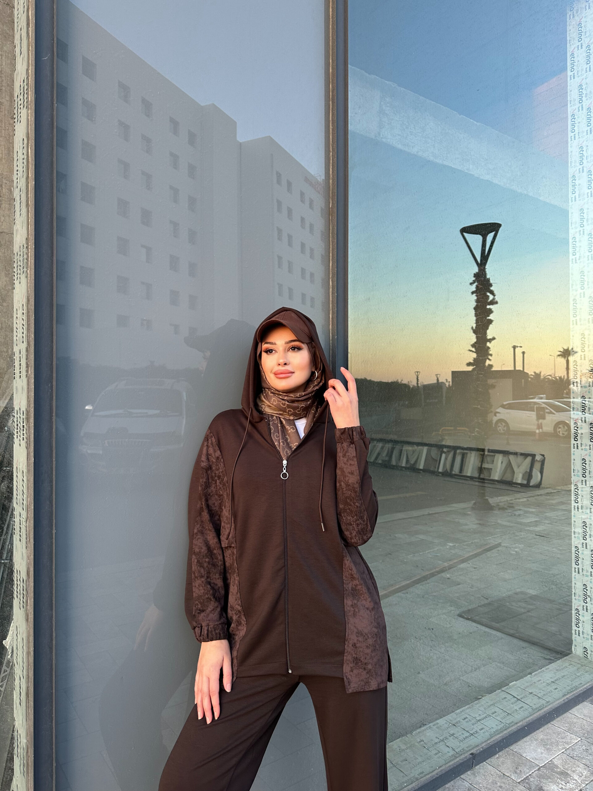 Alo Vintage İkili Takım - Kahve - Görsel 3