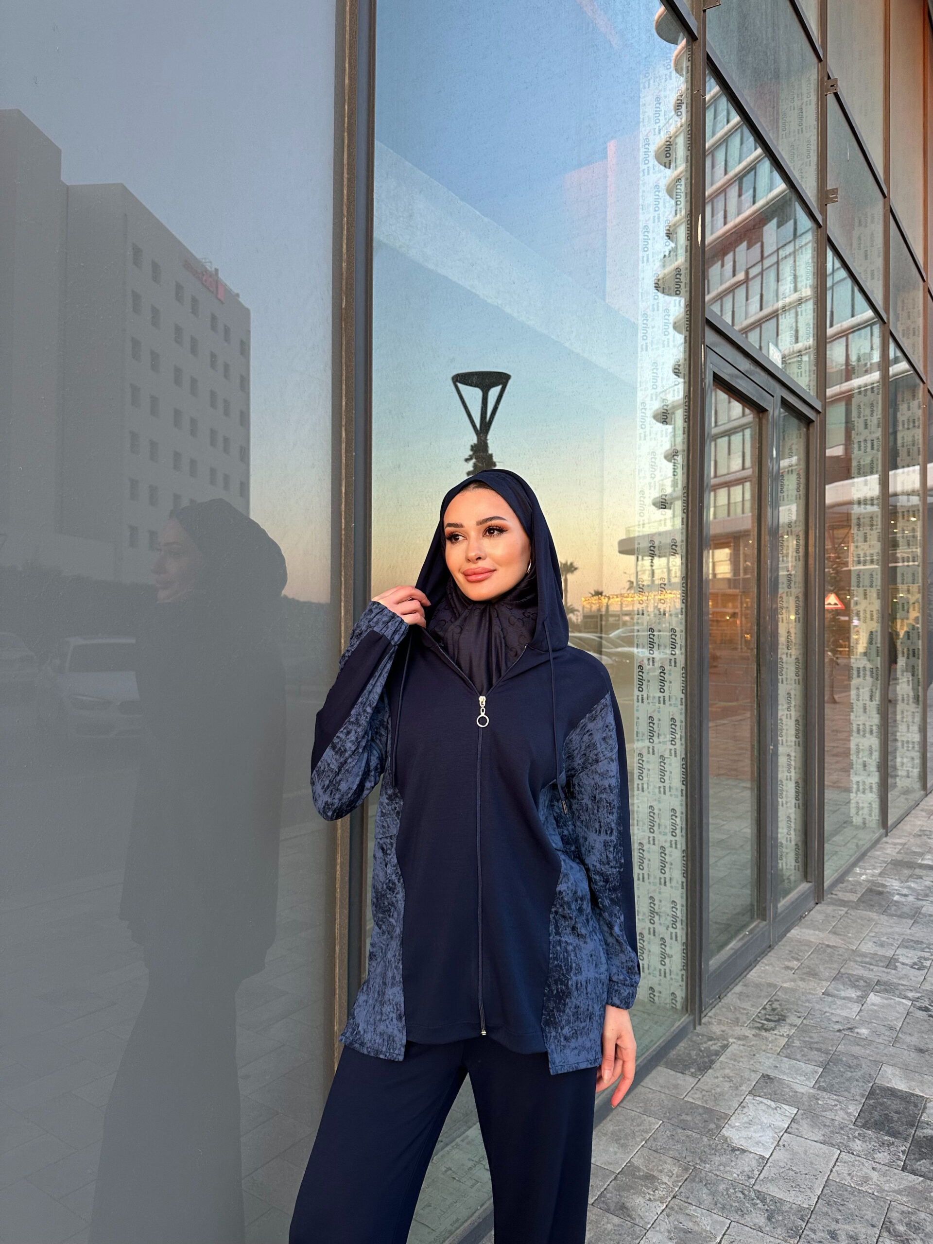 Alo Vintage İkili Takım - Lacivert - Görsel 3