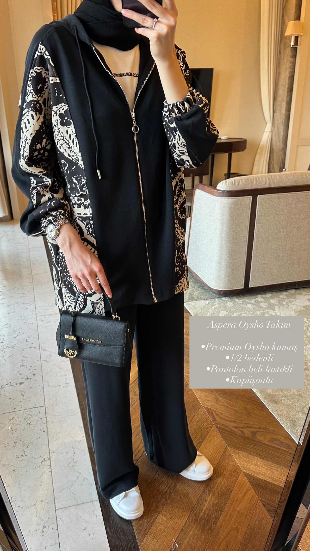 PREMİUM ASPERA OYSHO İKİLİ TAKIM TK100250 – SİYAH