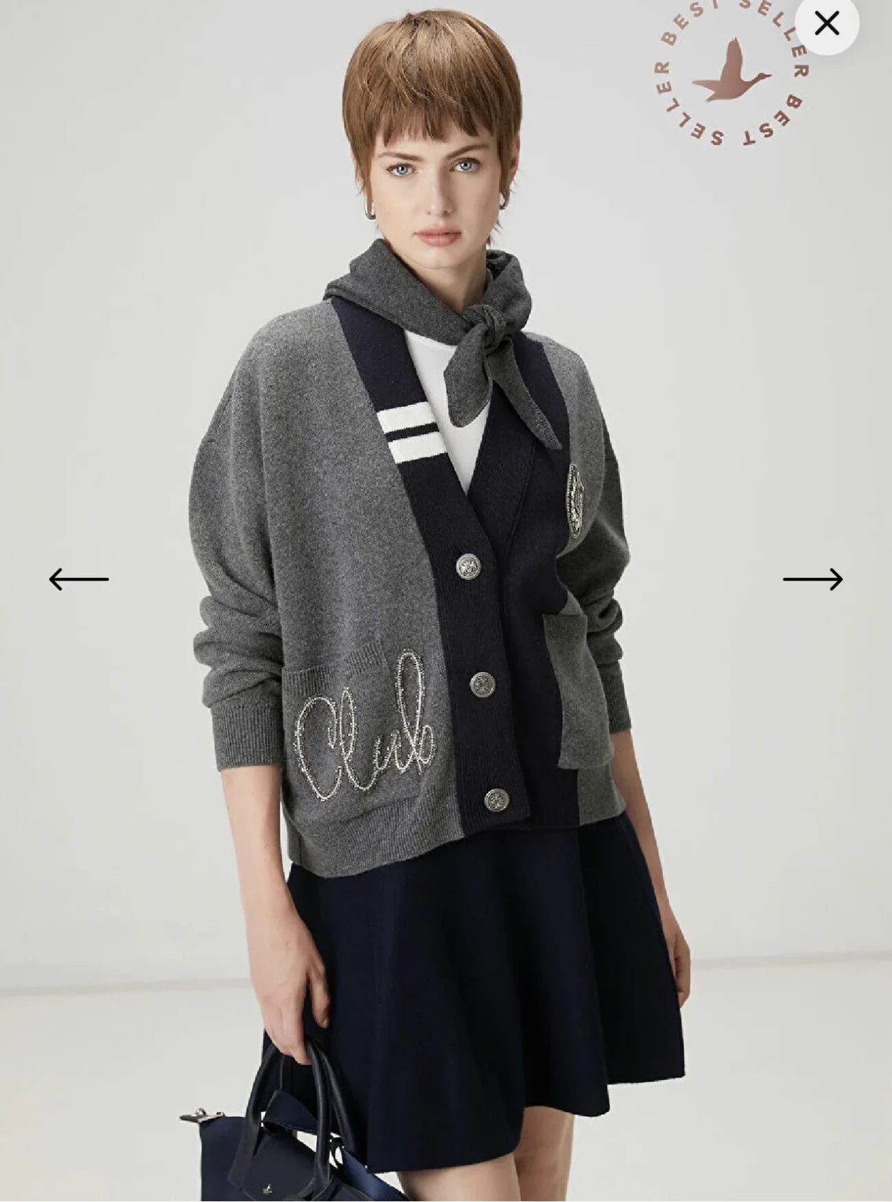 İşlemeli Muadil Hırka