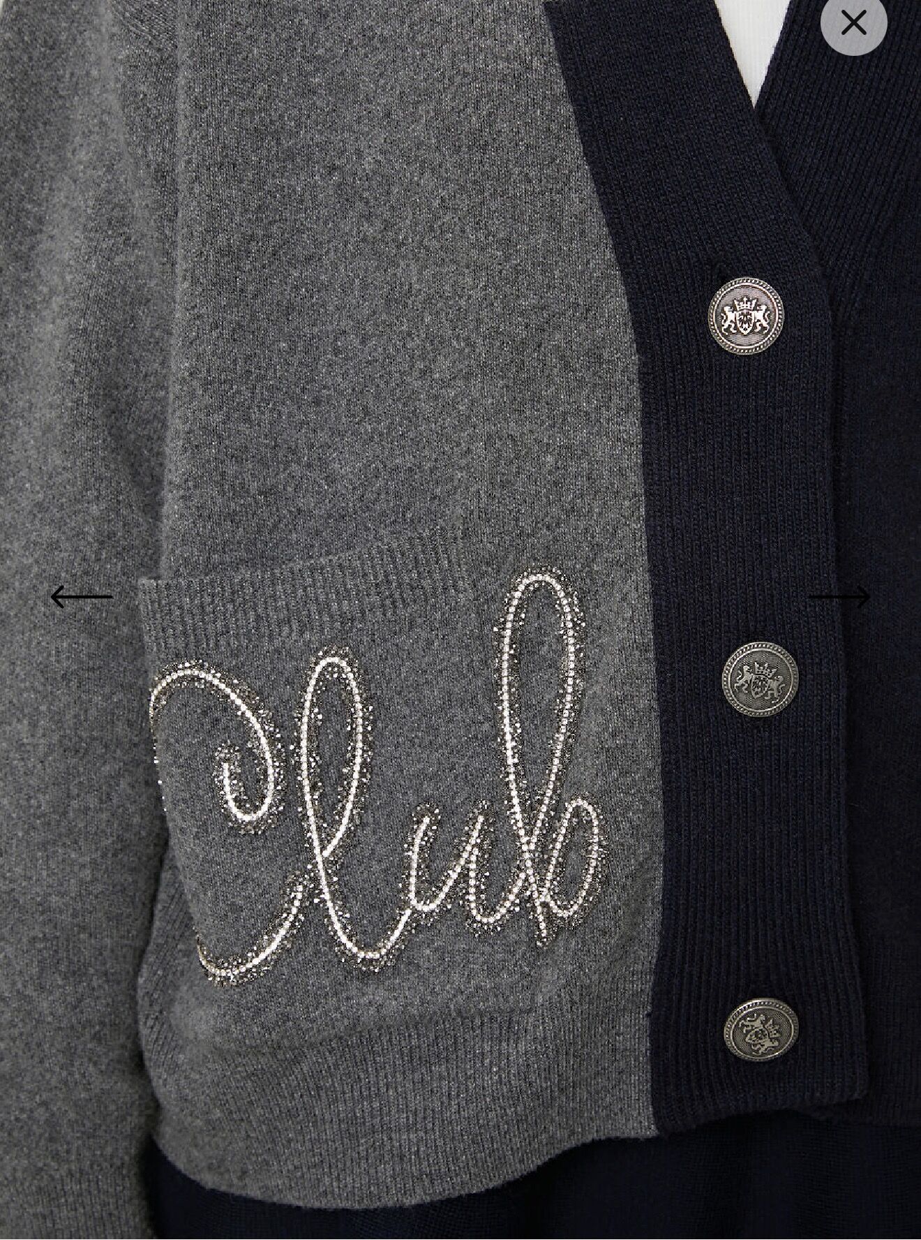 İşlemeli Muadil Hırka - Görsel 7