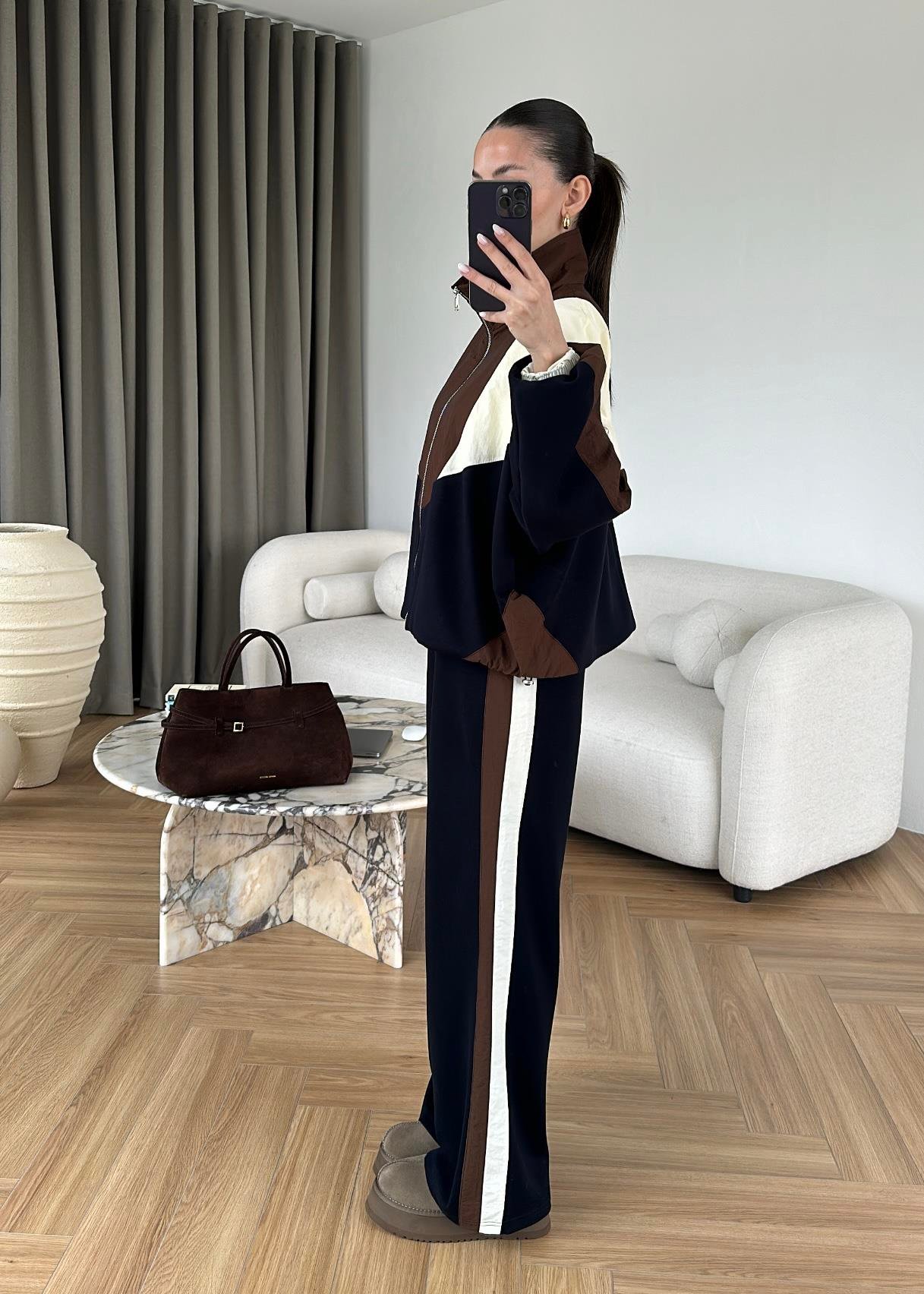 Stvarius 3 Renkli Paraşüt İkili Takım - Kahve - Görsel 3