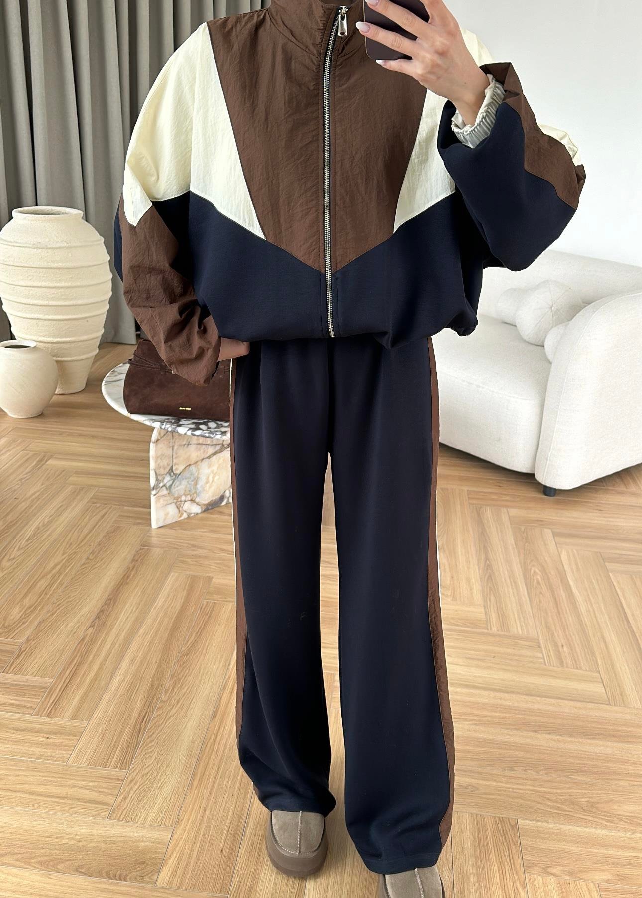 Stvarius 3 Renkli Paraşüt İkili Takım - Kahve - Görsel 4