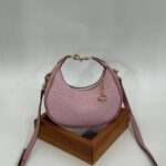 Coach Gofraj ay modeli orta boy pembe çanta