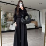 Siyah Balıkçı Yaka Marka Model Modal Takım