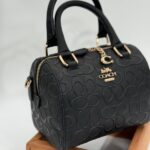 Coach Gofraj 20 cm speedy siyah çanta