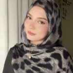 Leopar Pamuk Vual Şal- Gri