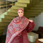 Şehzade Vual İpek Şal 10102 - Kırmızı