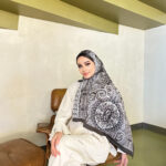 Şehzade Vual İpek Şal 10102 - Koyu Haki