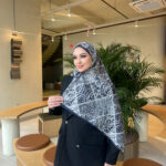 Şehnaz Vual İpek Şal 10103 - Lacivert Taş