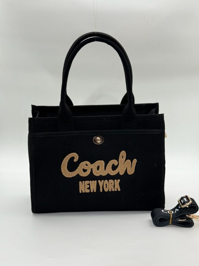 Coach canvas büyük boy siyah çanta
