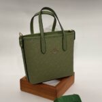 Coach Gofraj orta boy kova yeşil çanta