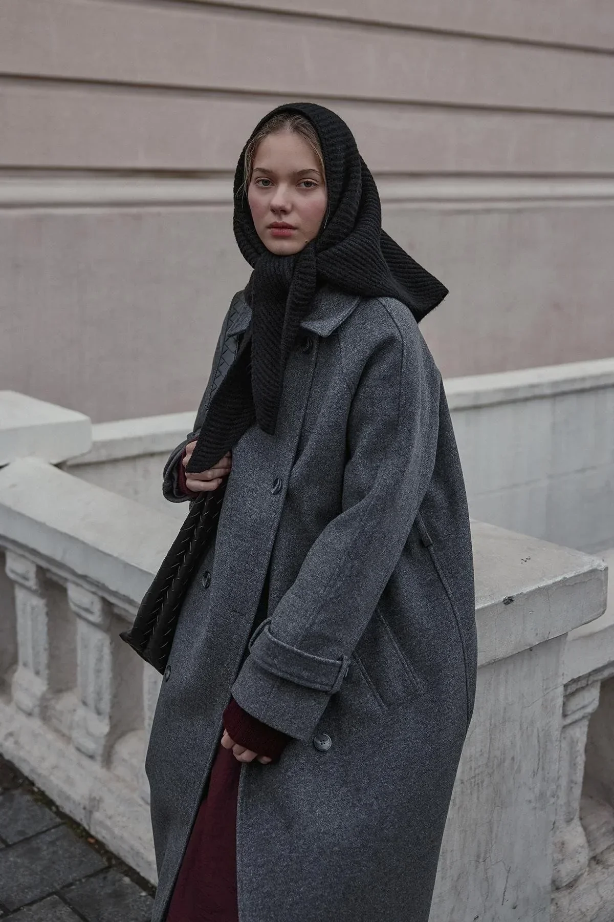 Triko Balaclava Bandana Atkı - Siyah - Görsel 2