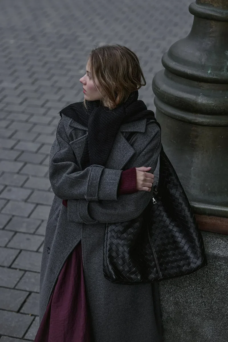 Triko Balaclava Bandana Atkı - Siyah - Görsel 3