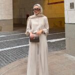 Maison Prestige Pliseli Palazzo Takım -  Bej