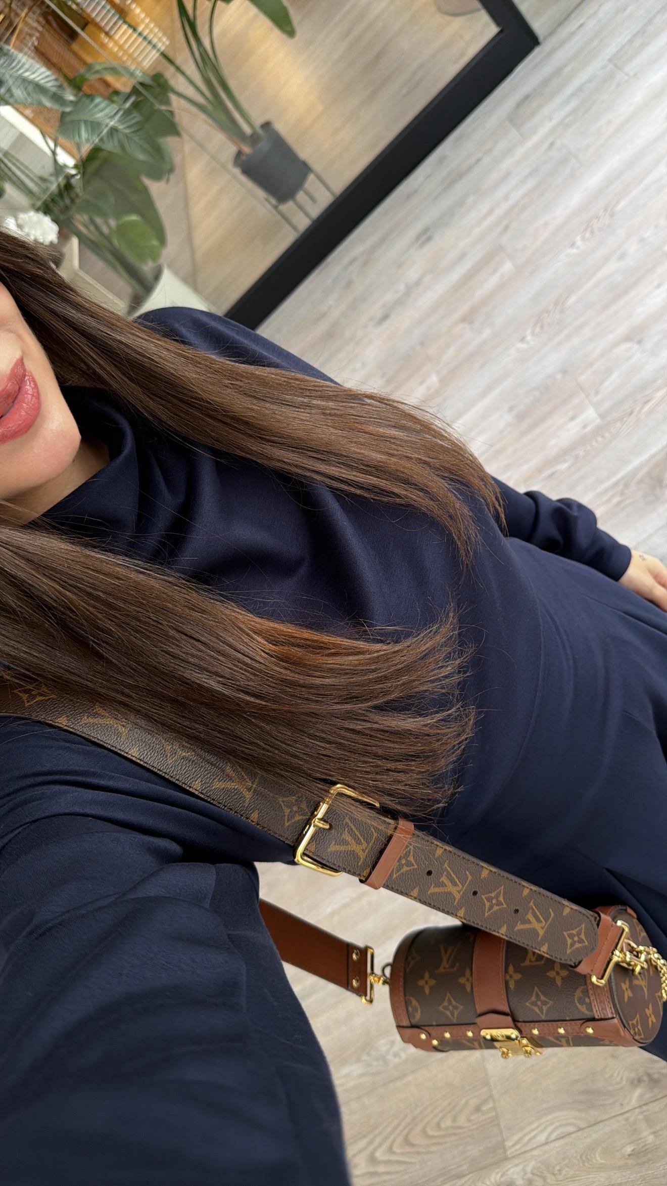 Lacivert Balıkçı Yaka Marka Model Modal Takım - Görsel 3